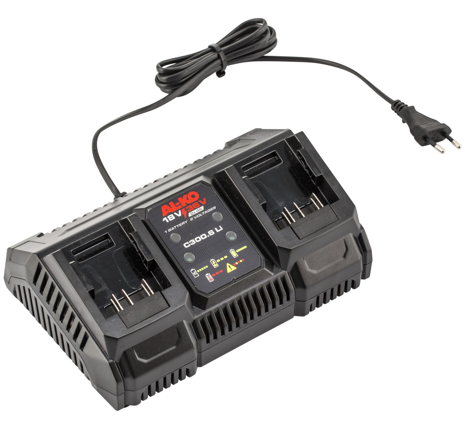AL-KO C300.6 Dual Power 18V / 36V Li-ion dupla akkumulátor töltő termék fő termékképe