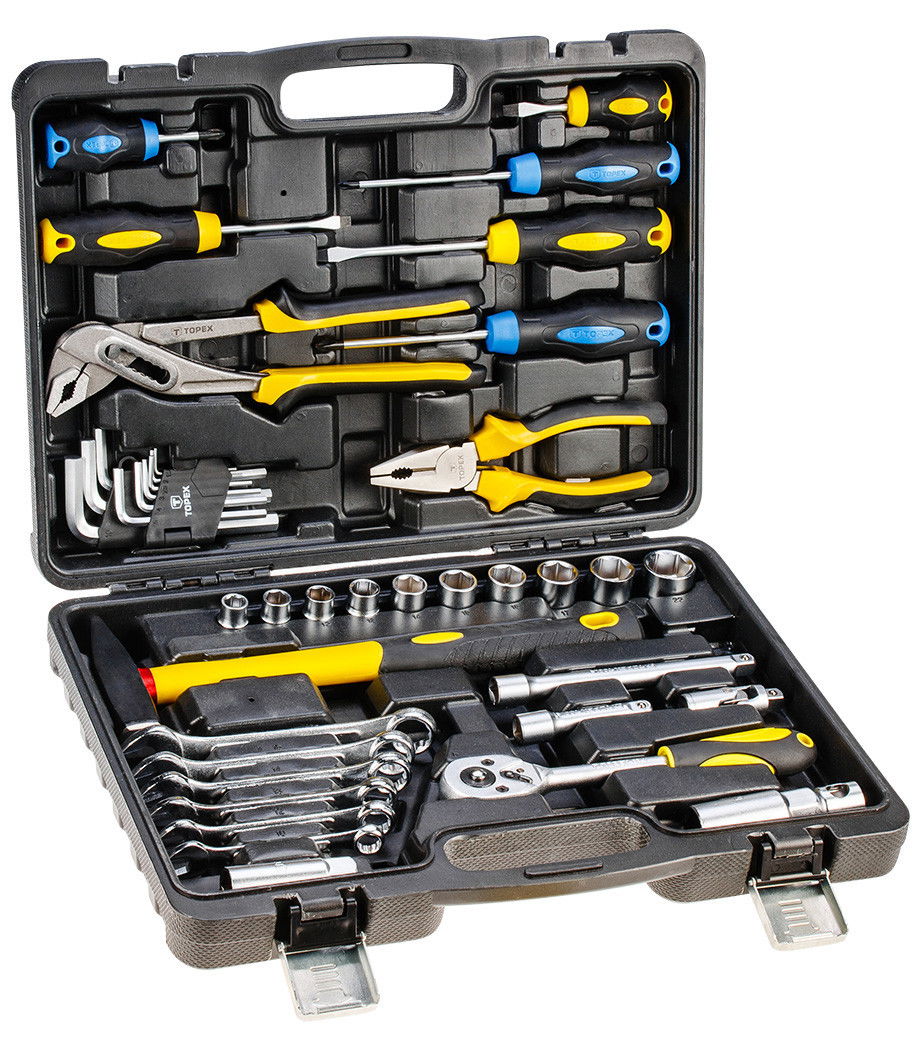 Topex 38D225 dugókulcs és szerszámkészlet, 3/8", 41 részes termék fő termékképe