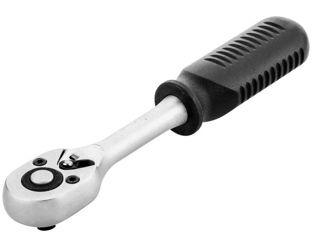 Topex 38D502 racsnis hajtókar, 1/4"-os, 24-fogú, CrV acél, 150 mm termék fő termékképe