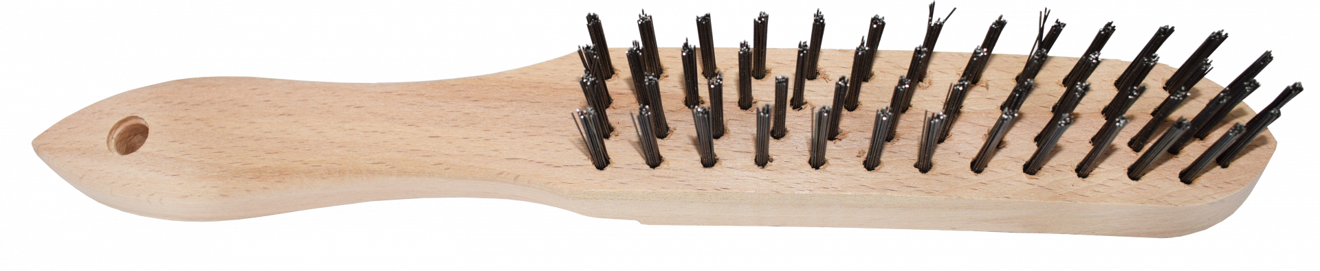 Abraboro Fanyelű kézi kefe, egyenes acéldrót termék fő termékképe