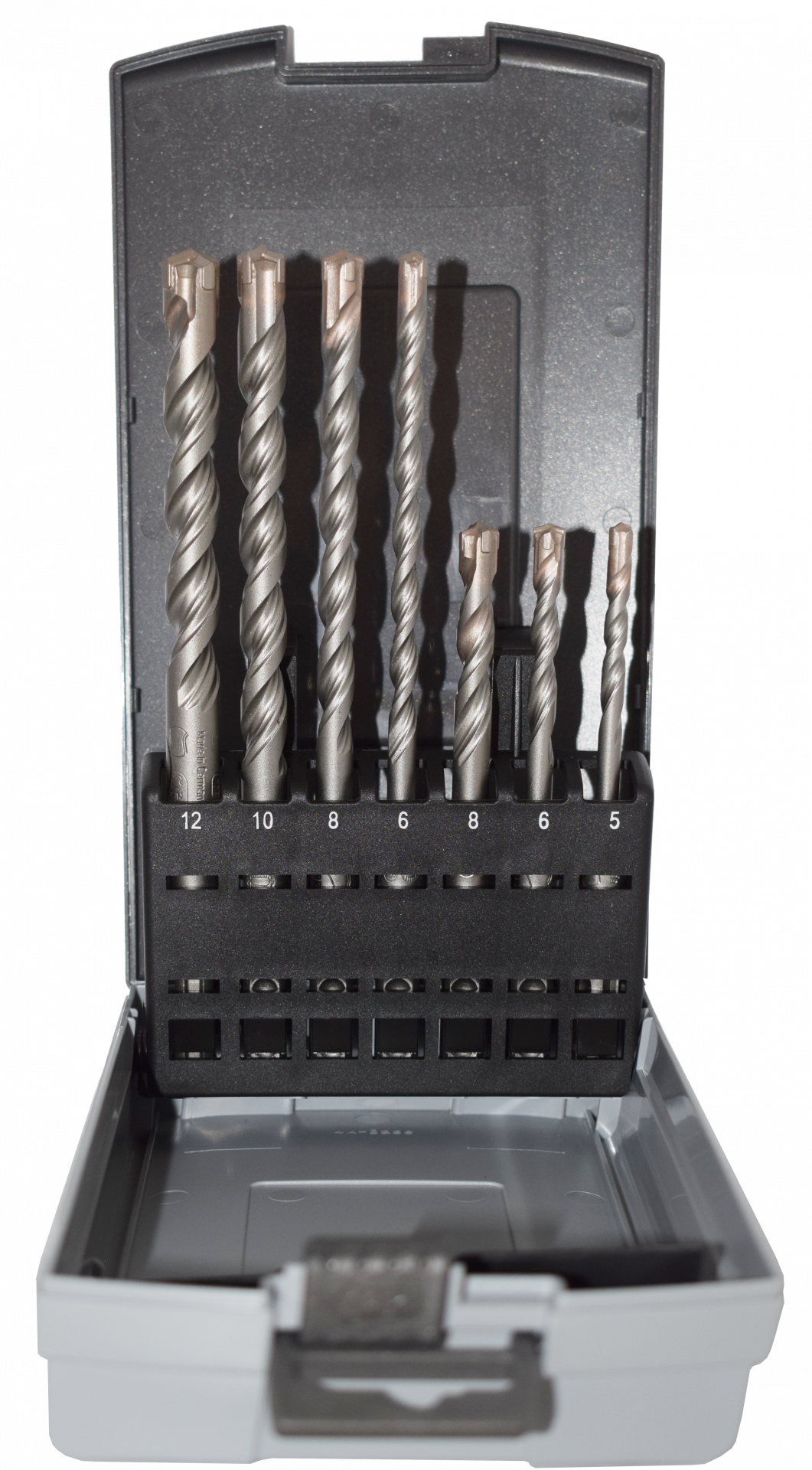 Abraboro 7 részes SDS-plus TRINITY betonfúró készlet, műanyag dobozban termék fő termékképe