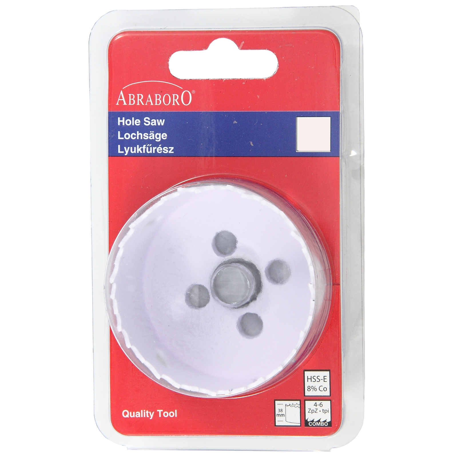 Abraboro 108 mm HSS-Co lyukfűrész termék fő termékképe