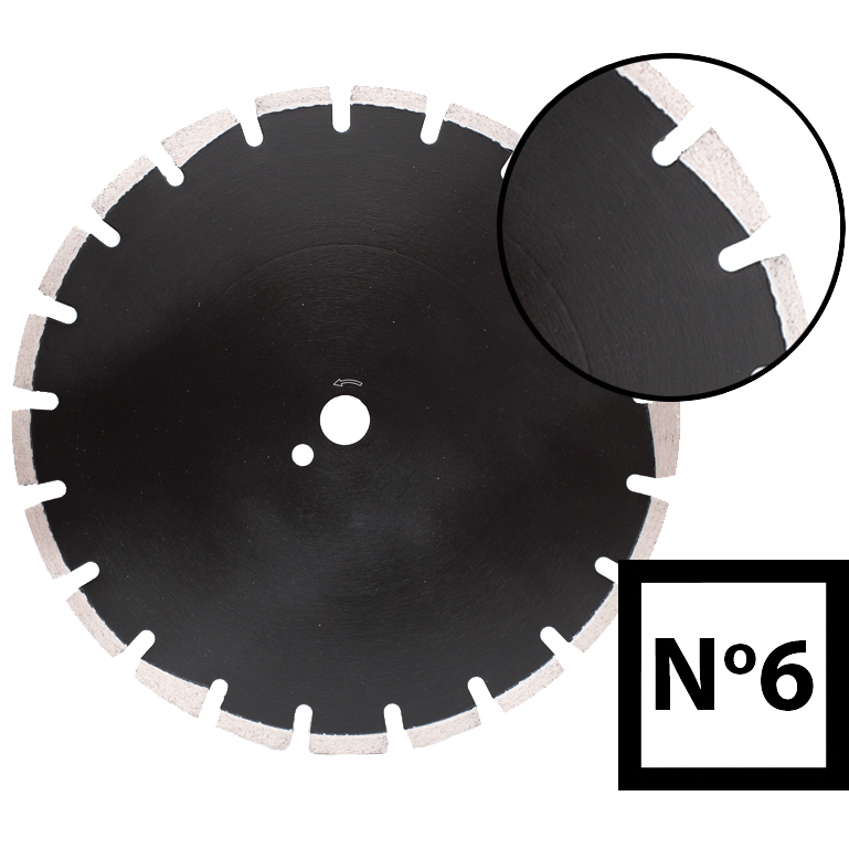 Abraboro 350 x 25.40 mm No.6 aszfaltvágó gyémánttárcsa termék fő termékképe