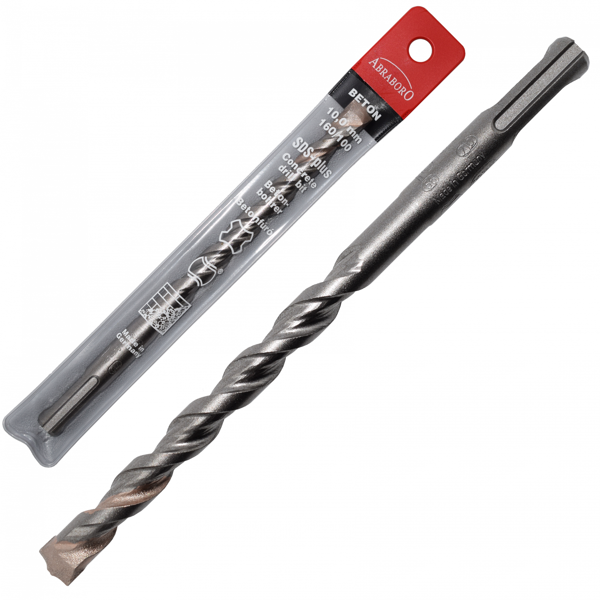 Abraboro 10 x 260 / 200 mm SDS-plus TWIXX betonfúró műanyag tasakban termék fő termékképe