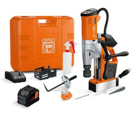 Fein AKBU 35 PMQW AS Set akkus szénkefe nélküli univerzális mágnesállványos fúrógép (1 x 12.0 Ah Li-ion akkuval) termék fő termékképe