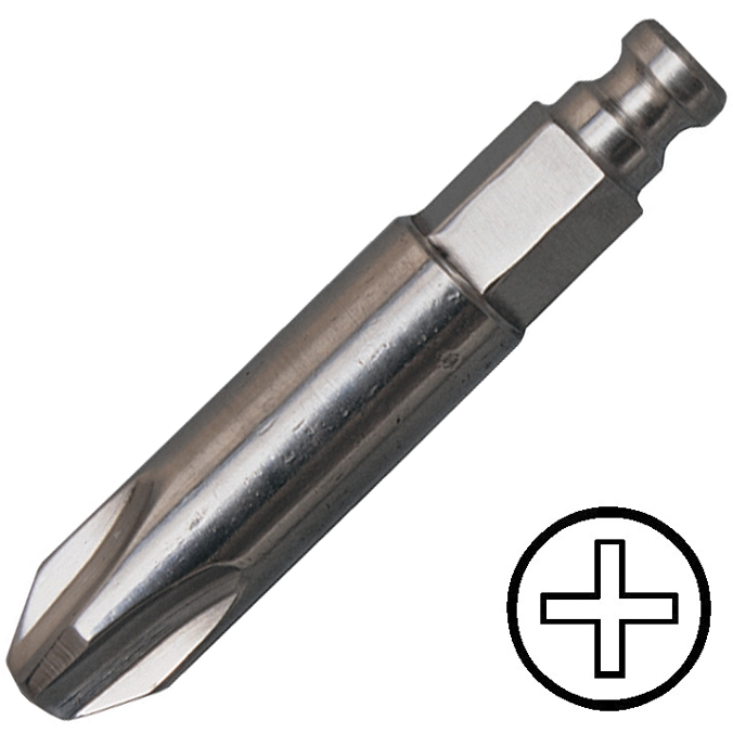 KENNEDY No.2 kereszthornyos csavarhúzó bit 5/16" közvetlen meghajtóval, 53 mm termék fő termékképe