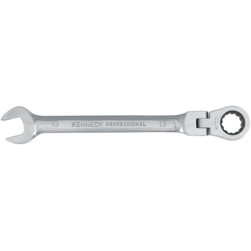 KENNEDY 13 mm racsnis csillag-villáskulcs csuklós fejjel termék fő termékképe