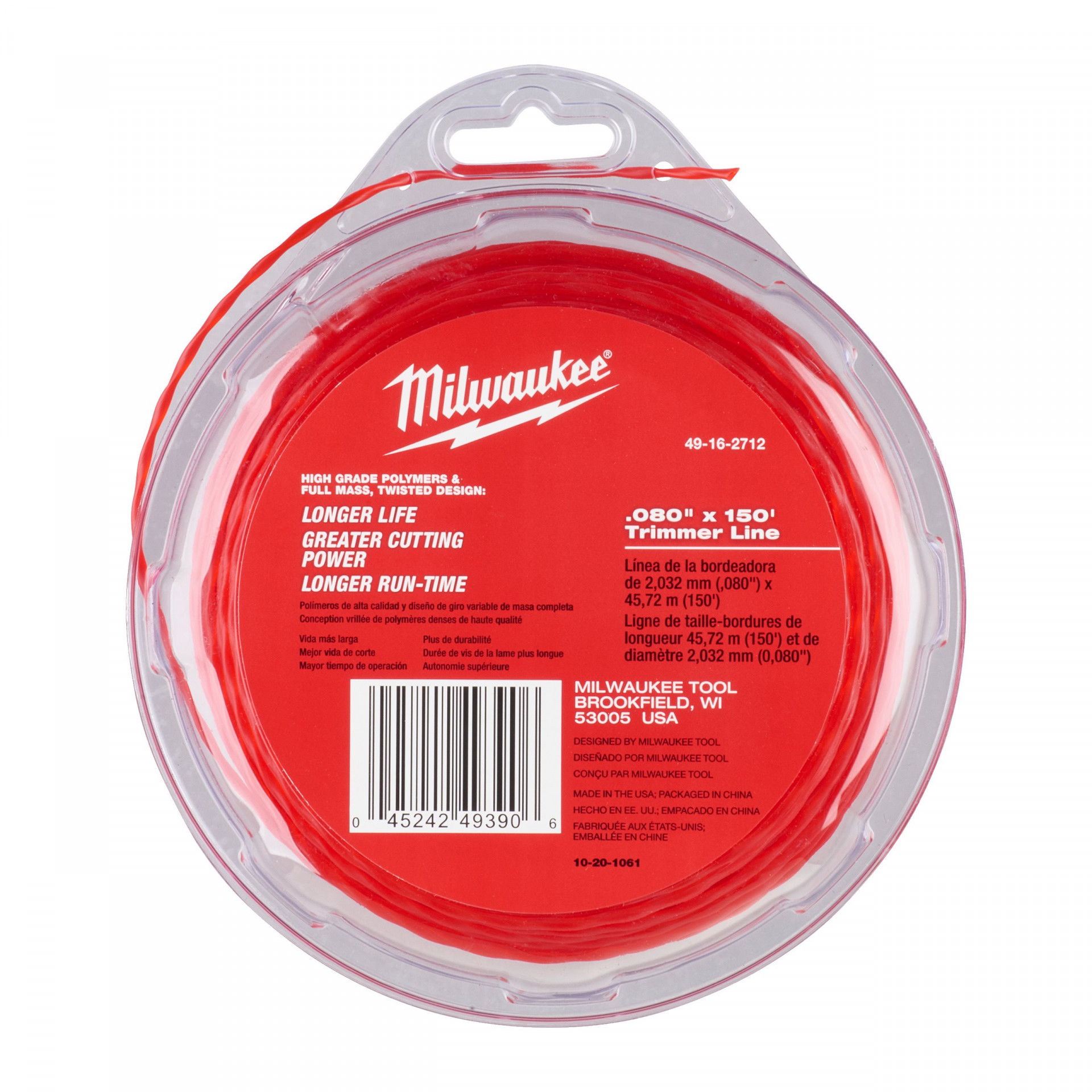 Milwaukee Damil szegélynyíróhoz, 2 mm x 45 m termék fő termékképe
