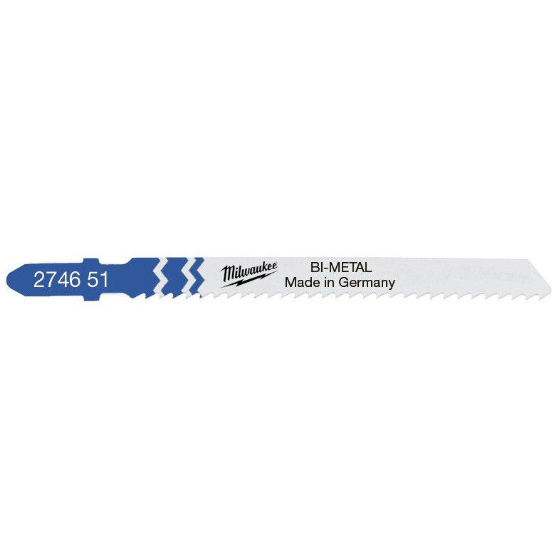 Milwaukee Hagyományos szúrófűrészlap, Bi-Met, T 101 A sp, 75 mm, 5 db/csomag termék fő termékképe