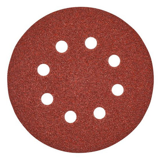 Milwaukee Tépőzáras csiszolólap, Ø 125 mm, 8 lyukú, 60-as finomság, 50 db/csomag termék fő termékképe