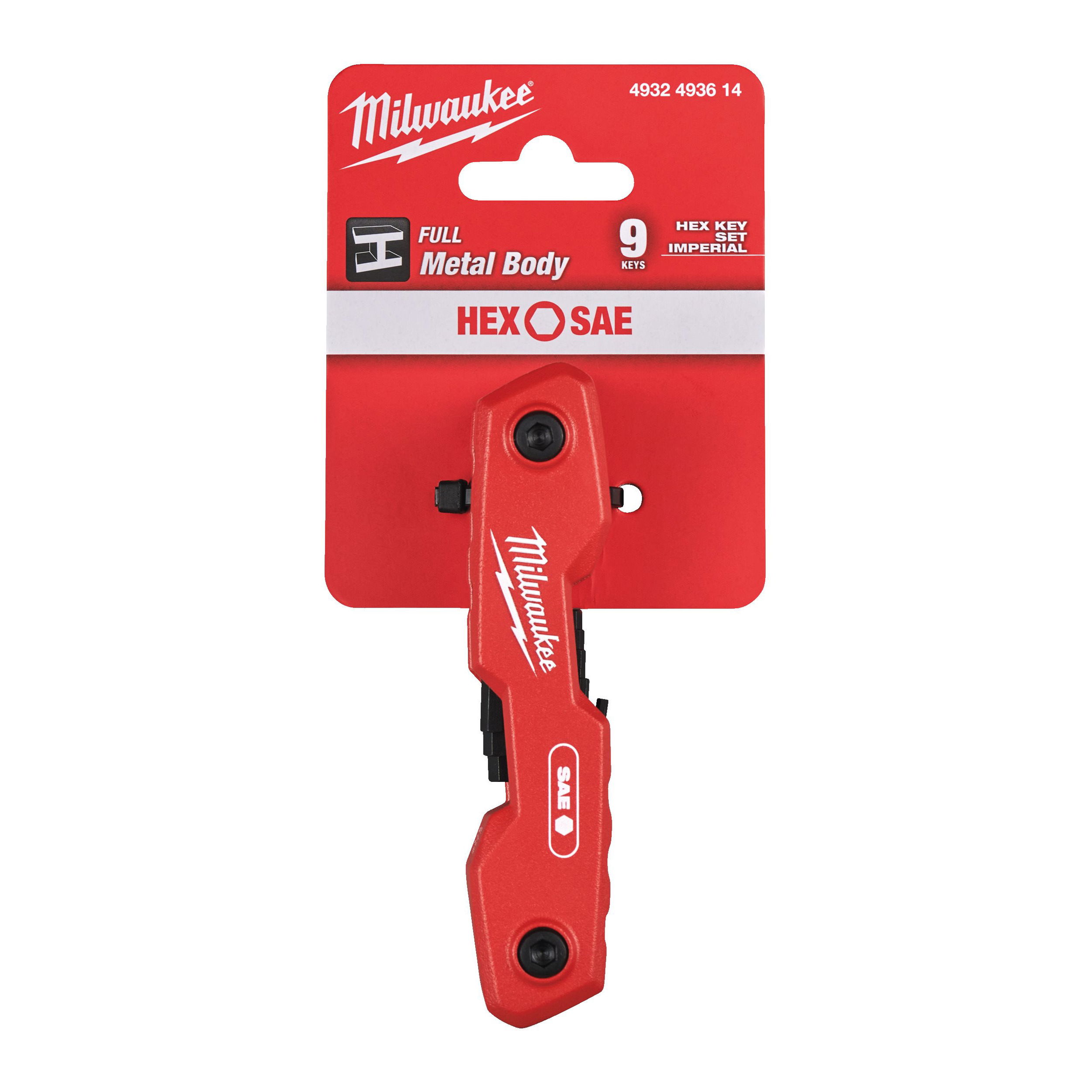 Milwaukee Összecsukható imbuszkulcs készlet, colos, 9 darabos termék fő termékképe