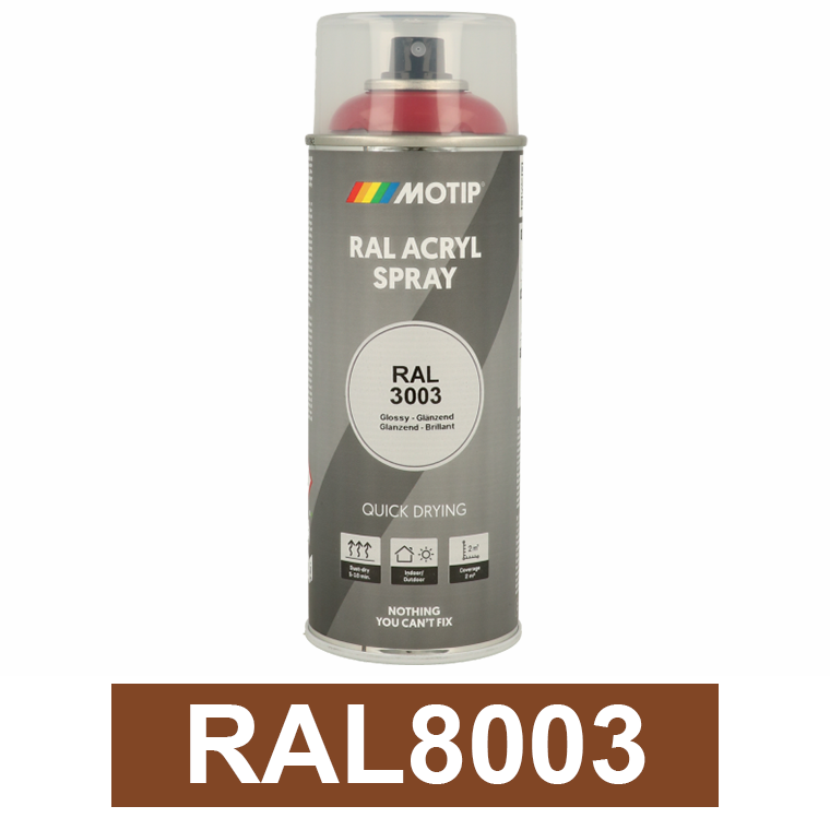 Motip Ipari festék spray, RAL8003, 400 ml termék fő termékképe