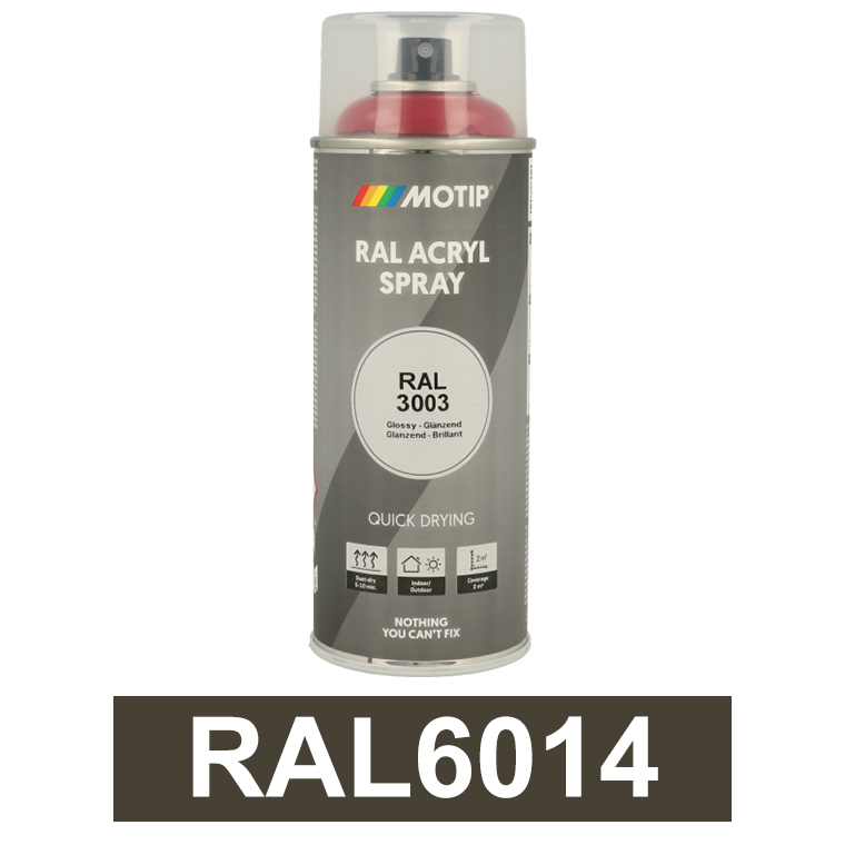 Motip Ipari festék spray, RAL6014, 400 ml termék fő termékképe